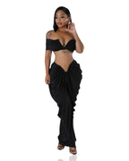 Ethereal Elegance Maxi Skirt Set