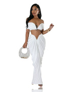 Ethereal Elegance Maxi Skirt Set
