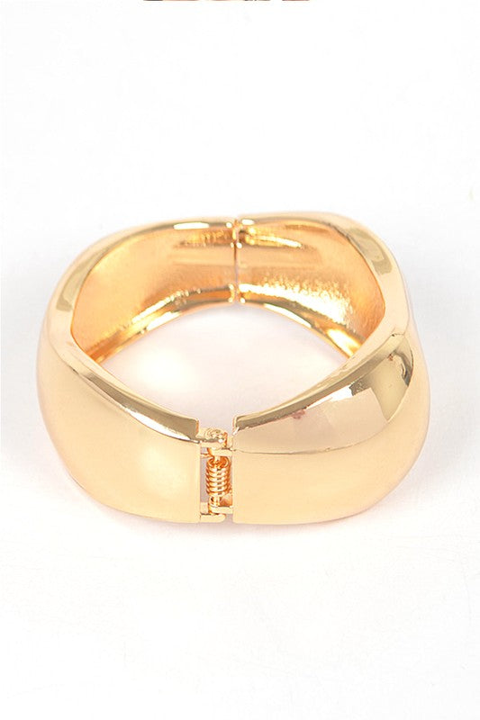 Polish Chunky Hinged Bangle