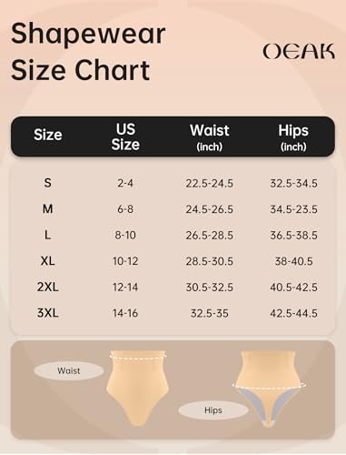 OEAK Tummy Control Shapewear