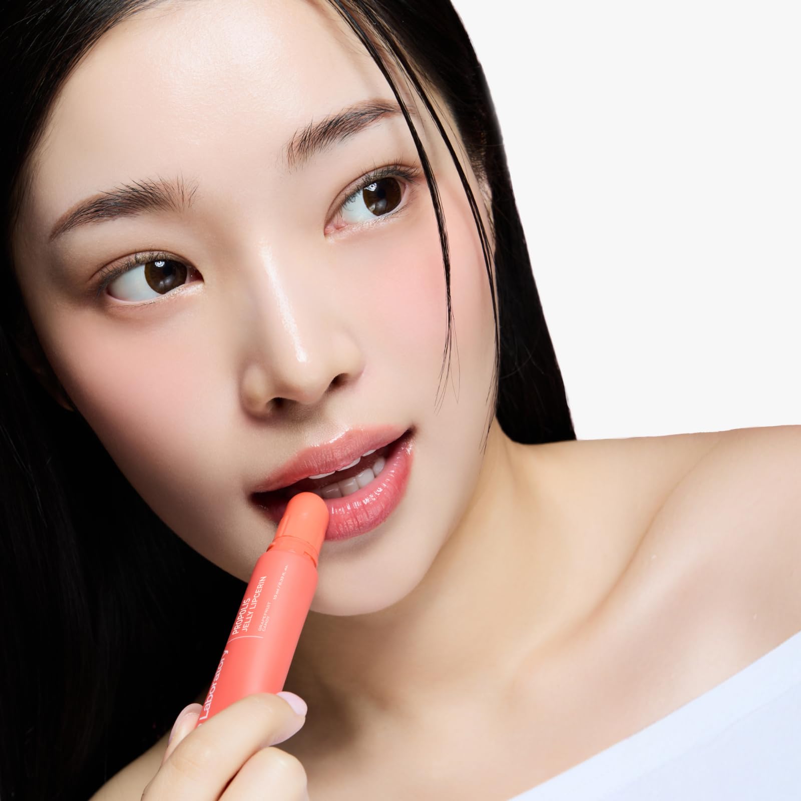 CNP Propolis Jelly Tinted Lipcerin™ - 02 Pink Donut, Hydrating Lip Balm & Gloss with Manuka Honey + Hyaluronic Acid, Korean Skincare, 0.3 fl.oz.