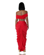 Ethereal Elegance Maxi Skirt Set