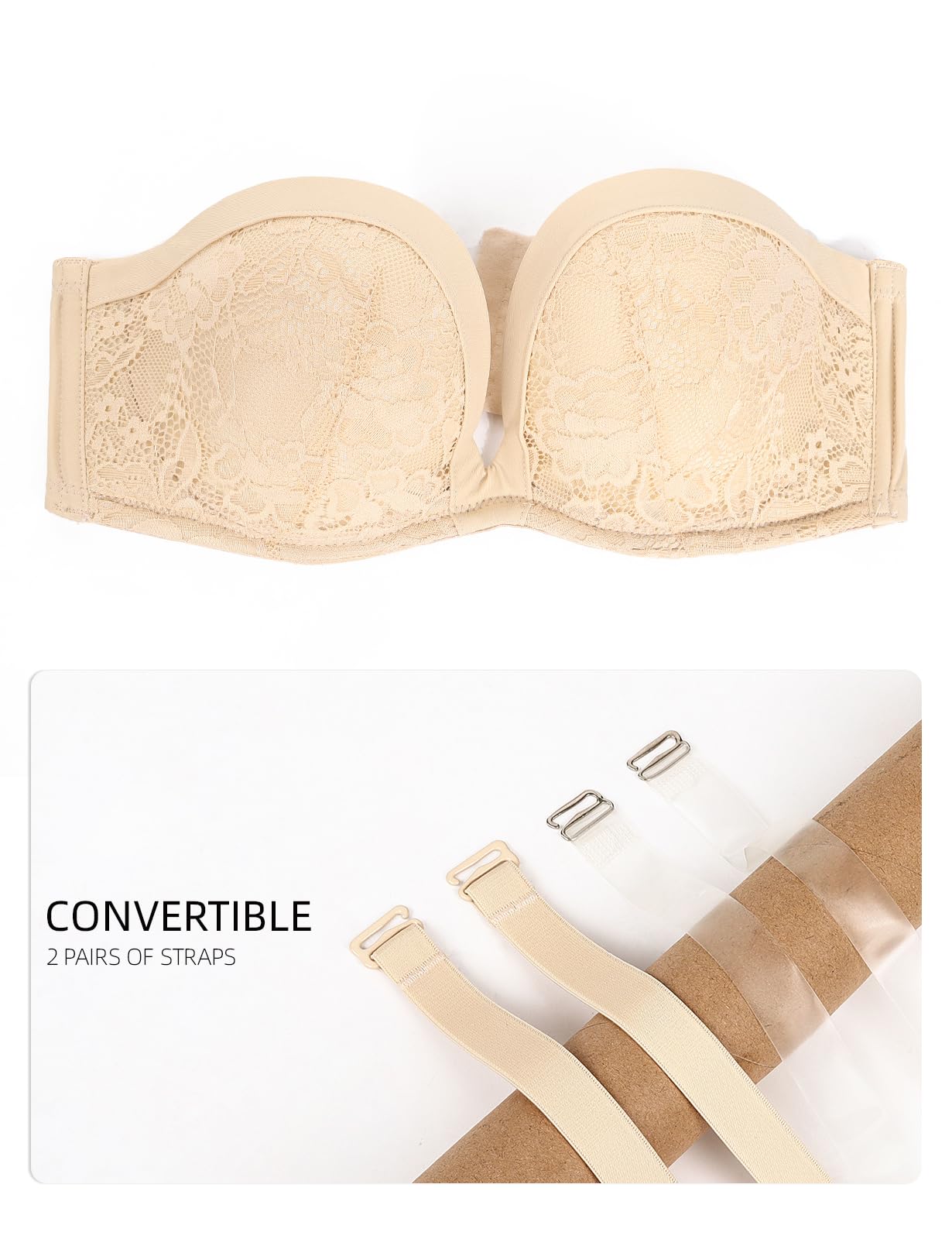 Push Up Strapless Bra