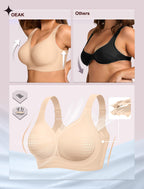 OEAK Womens Wireless Jelly Bra