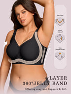 OEAK Womens Wireless Jelly Bra