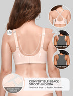 OEAK Scalloped Push Up Buttery Soft Tshirt Bra