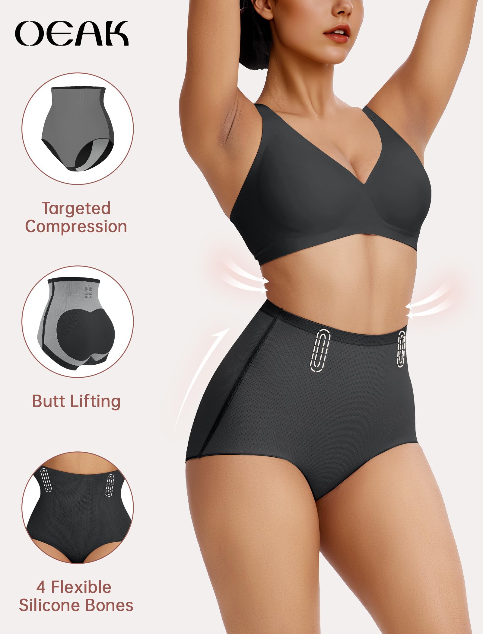 OEAK Tummy Control Shapewear