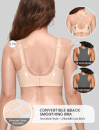 OEAK Scalloped Push Up Buttery Soft Tshirt Bra