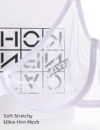 Mesh Front Closure Plunge Bra