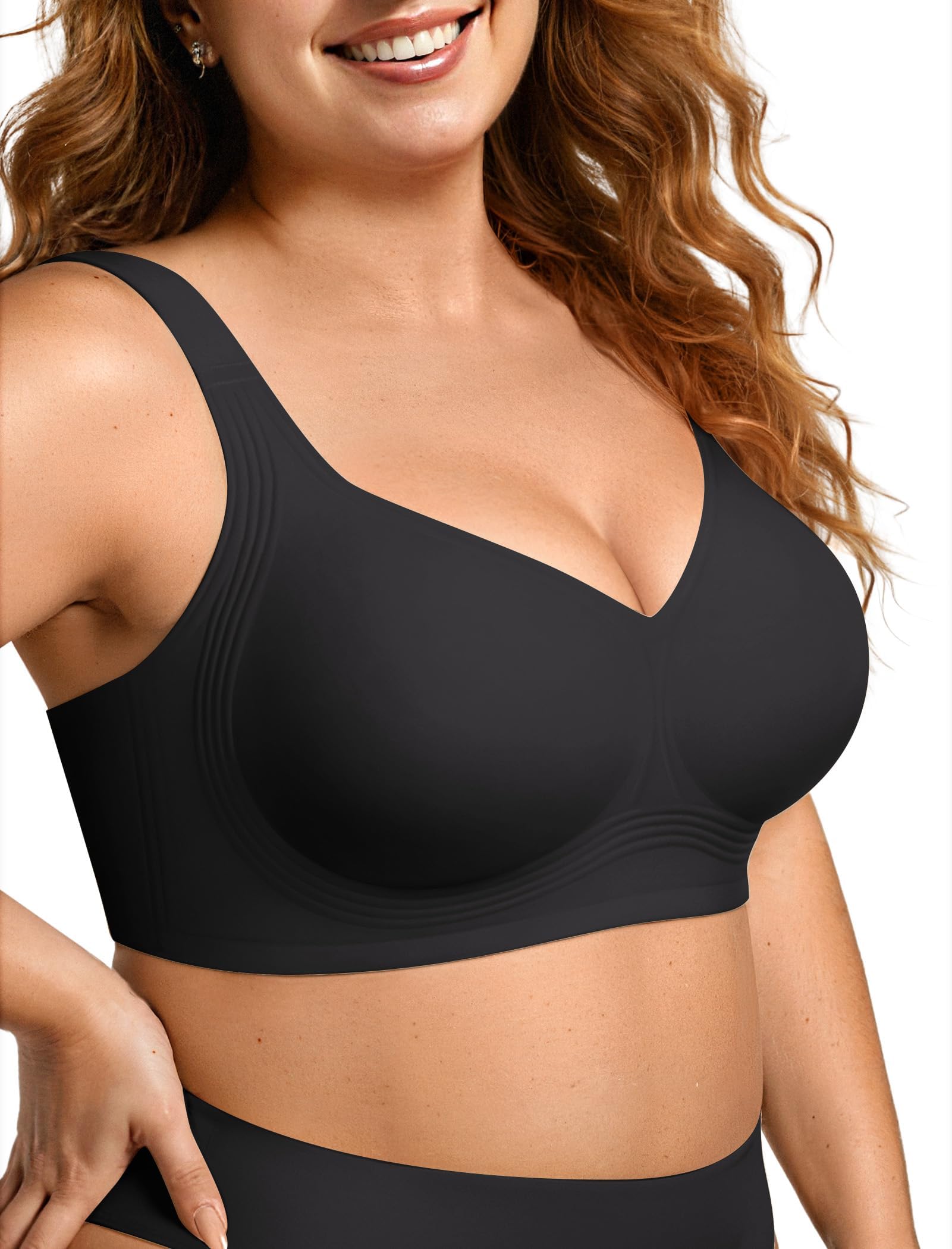 OEAK Womens Wireless Jelly Bra