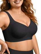 OEAK Womens Wireless Jelly Bra