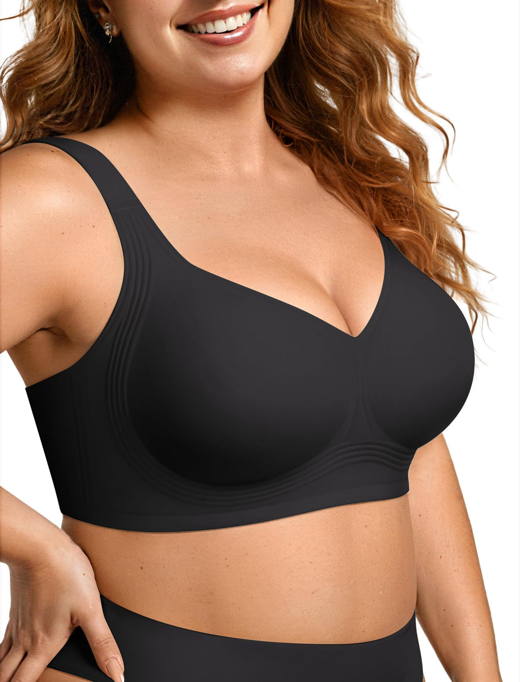 OEAK Womens Wireless Jelly Bra