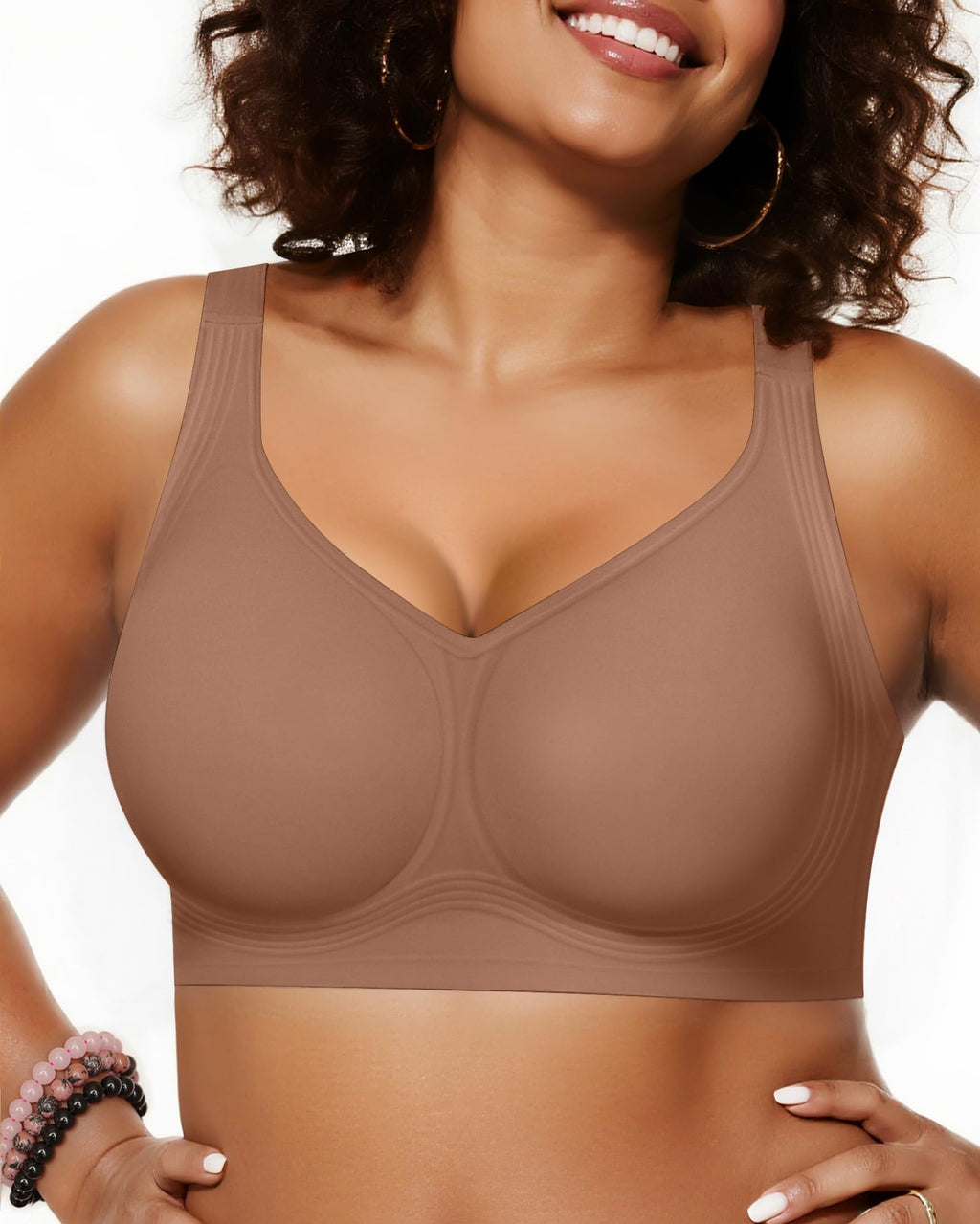OEAK Womens Wireless Jelly Bra