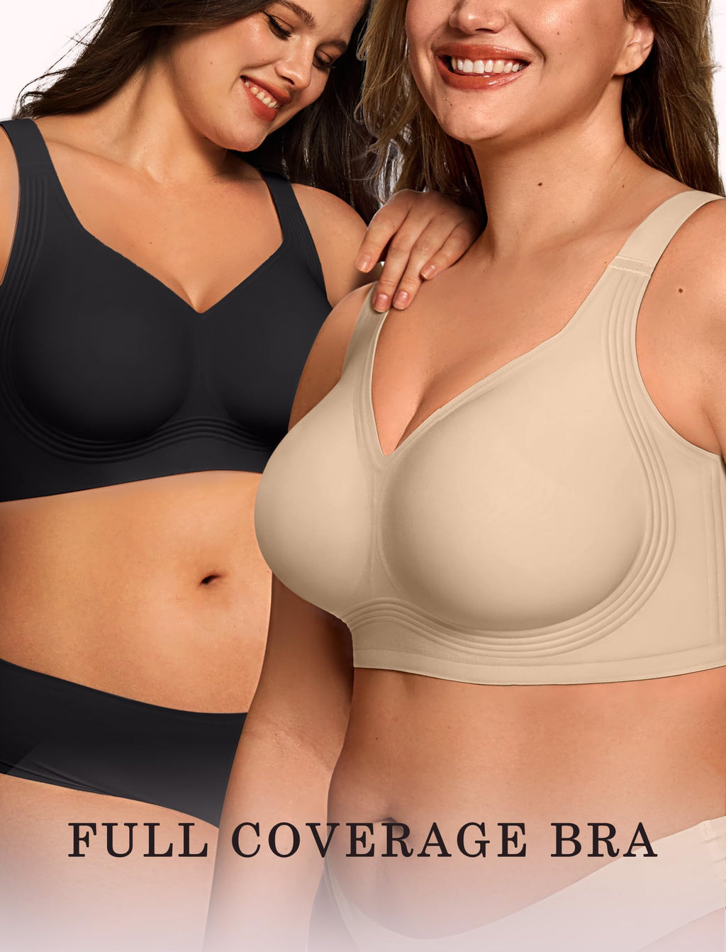 OEAK Womens Wireless Jelly Bra