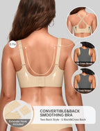 OEAK Scalloped Push Up Buttery Soft Tshirt Bra