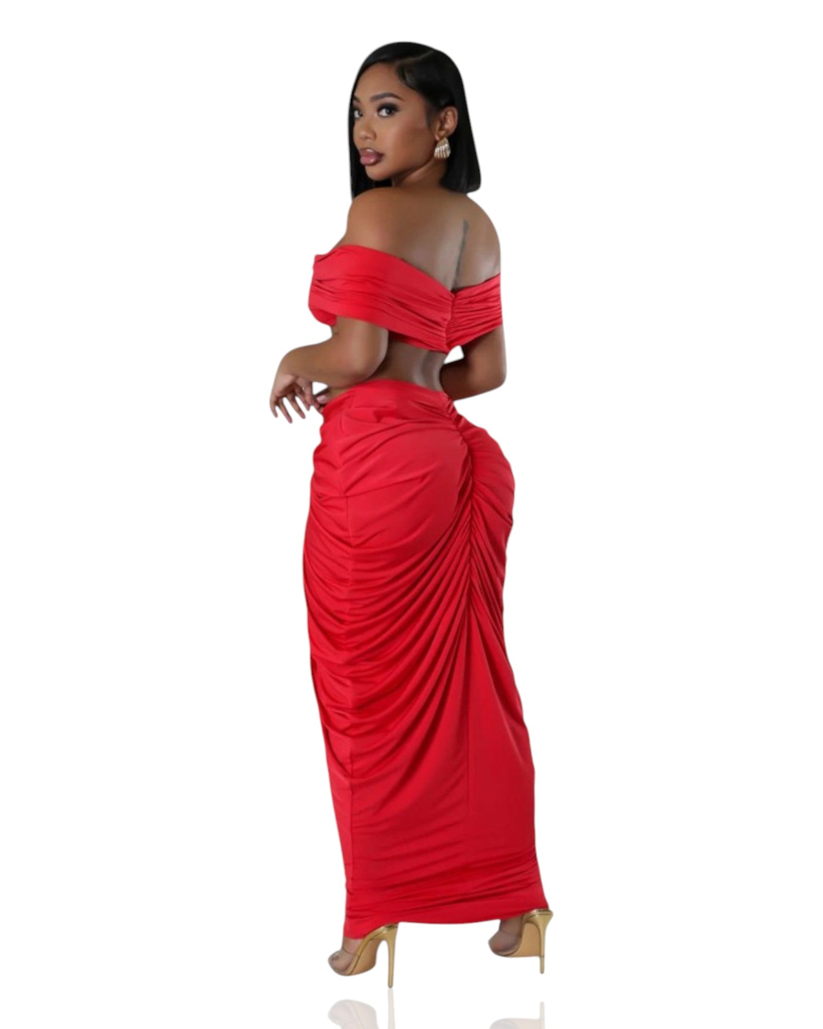 Ethereal Elegance Maxi Skirt Set