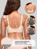 OEAK Scalloped Push Up Buttery Soft Tshirt Bra