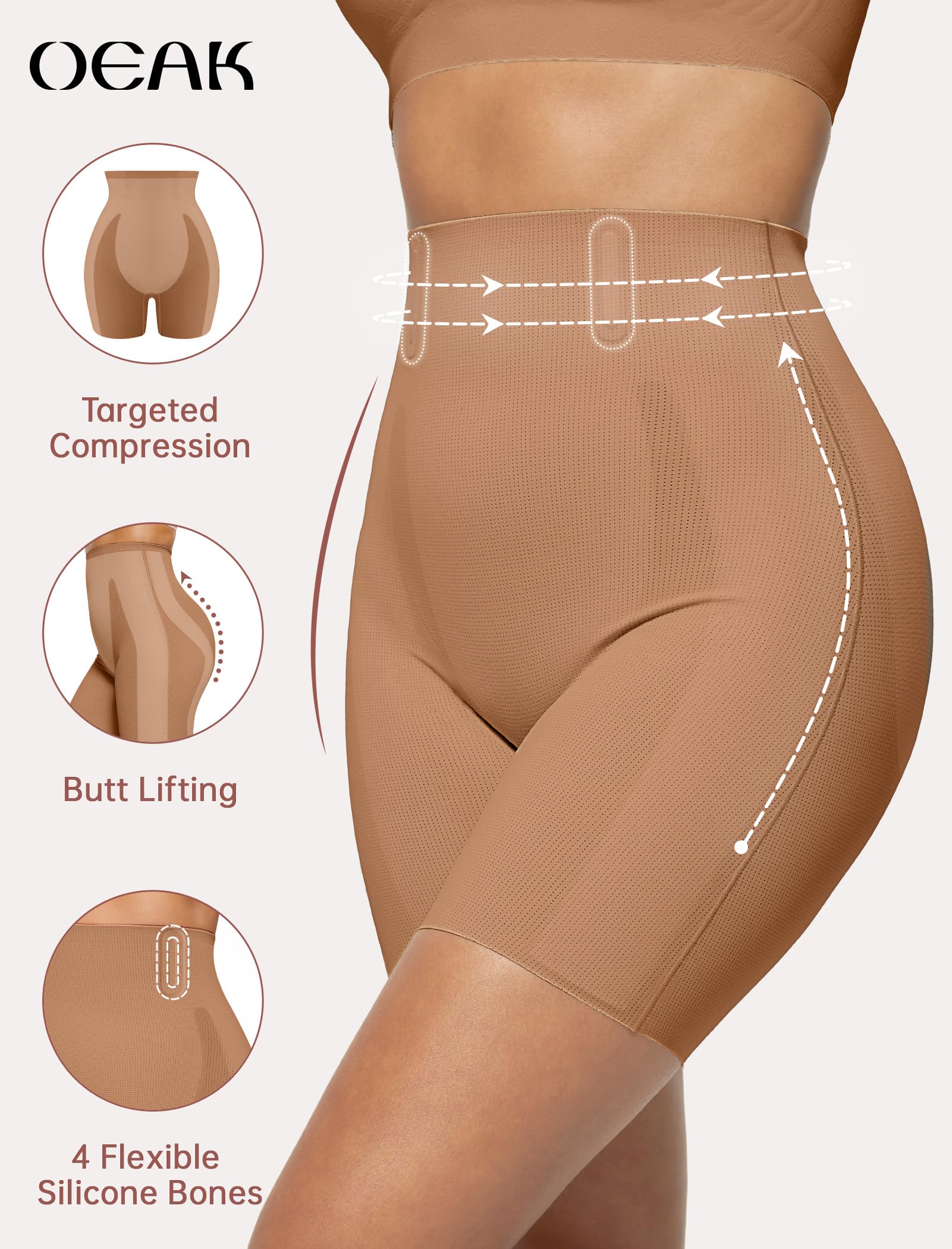 OEAK Tummy Control Shapewear