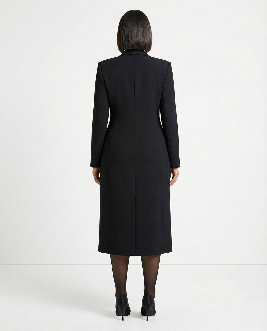 Power Move Blazer Coat Dress