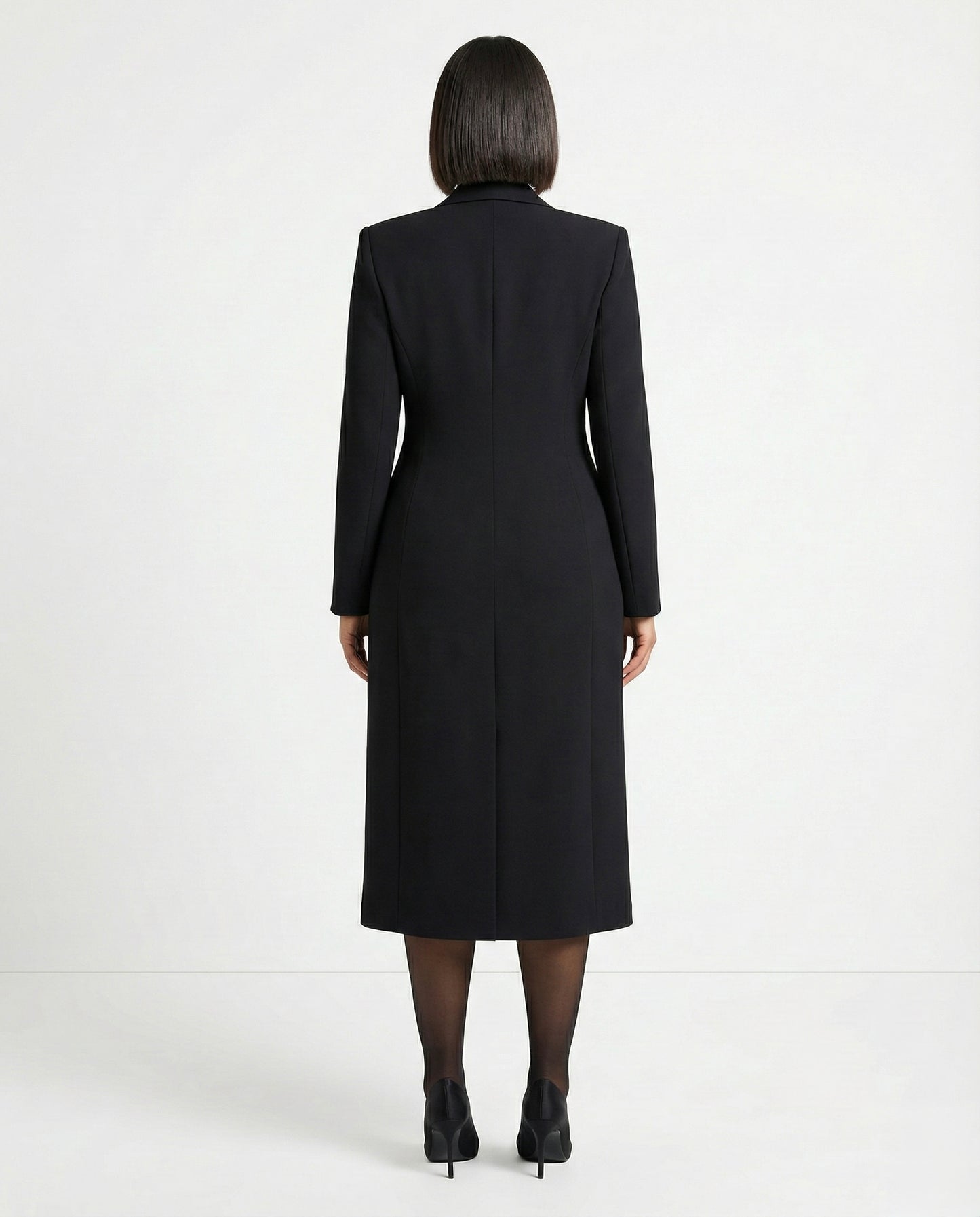 Power Move Blazer Coat Dress