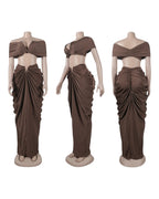 Ethereal Elegance Maxi Skirt Set