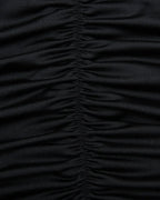 Inclined Shoulder Long Sleeve Sexy Stretch Mini Dress