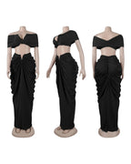 Ethereal Elegance Maxi Skirt Set