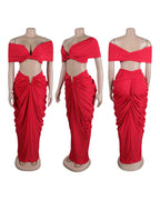 Ethereal Elegance Maxi Skirt Set