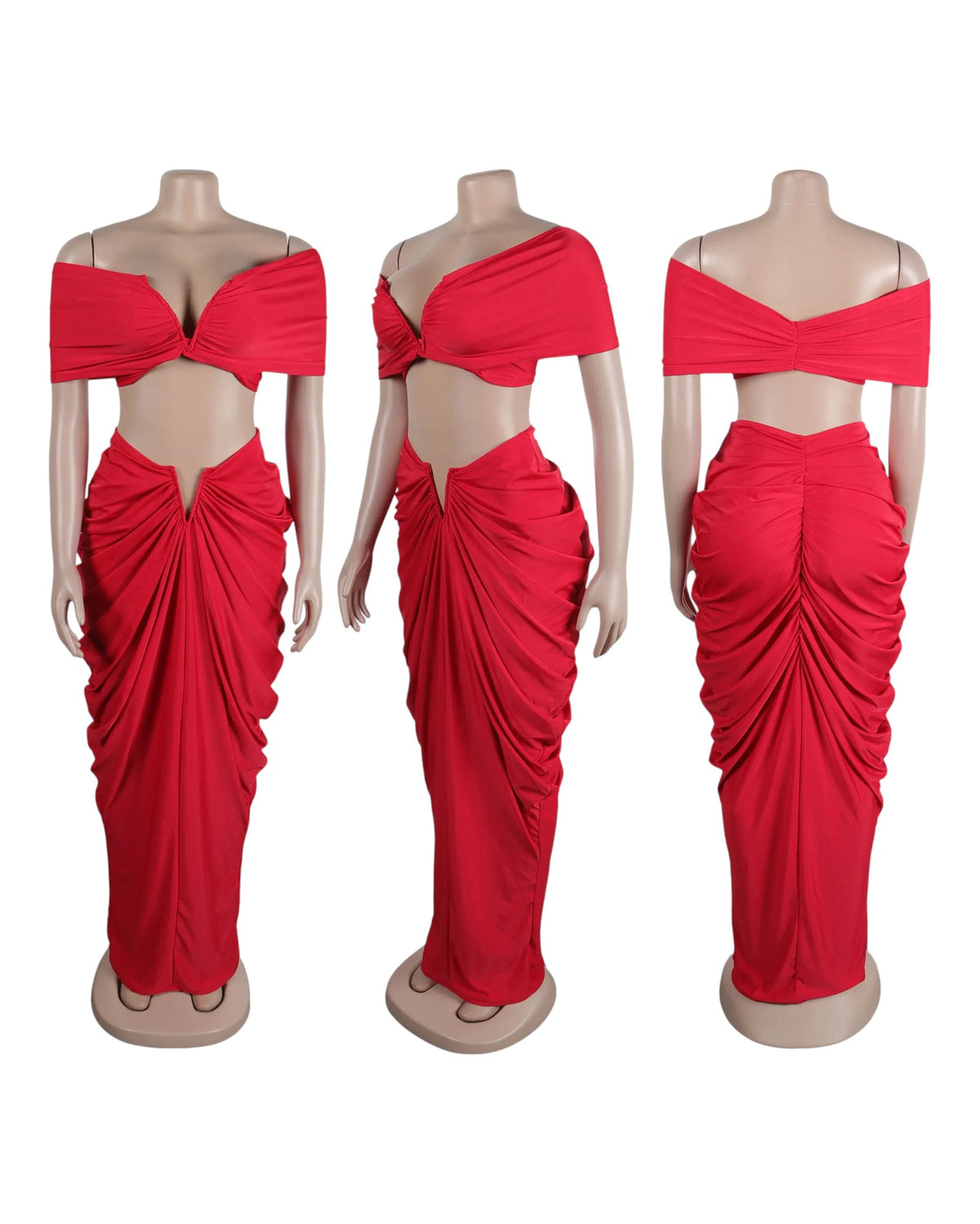 Ethereal Elegance Maxi Skirt Set