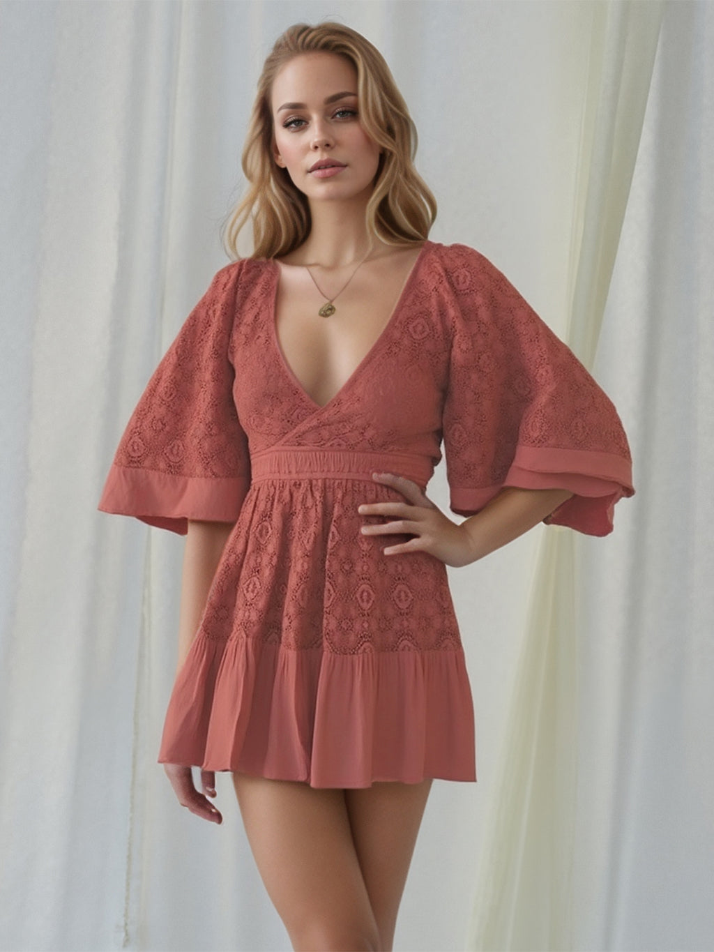 Lace Dream Mini Dress